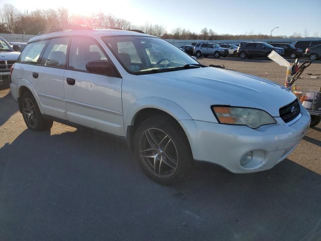 4S4BP61CX67351851 - 2006 SUBARU LEGACY OUTBACK 2.5I WHITE photo 4