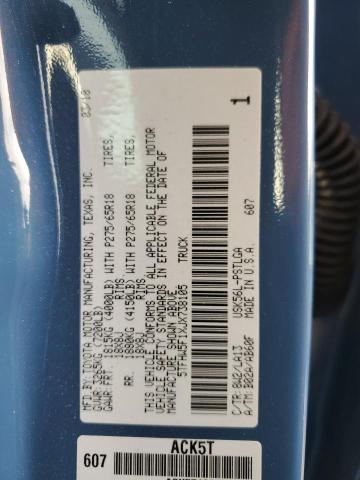 5TFHW5F1XJX738105 - 2018 TOYOTA TUNDRA CREWMAX LIMITED BLUE photo 13