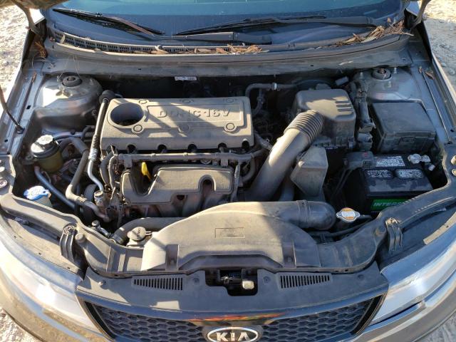 KNAFW6A38C5547770 - 2012 KIA FORTE SX GRAY photo 11