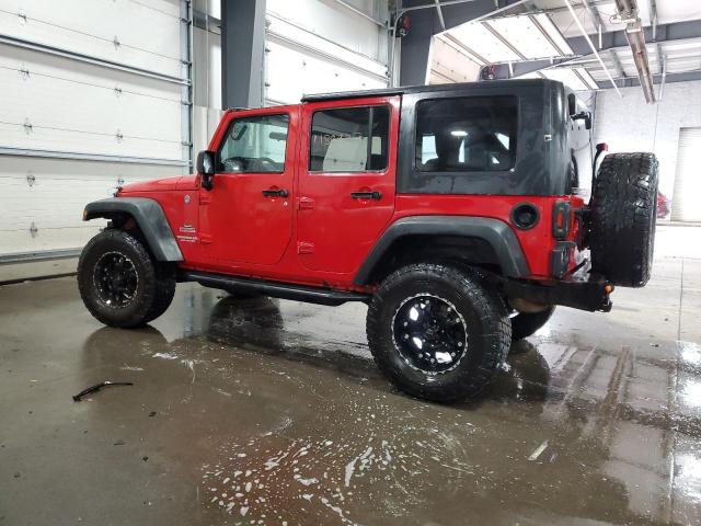 1J4BA3H18AL152395 - 2010 JEEP WRANGLER U SPORT RED photo 2