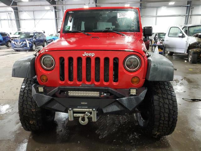 1J4BA3H18AL152395 - 2010 JEEP WRANGLER U SPORT RED photo 5