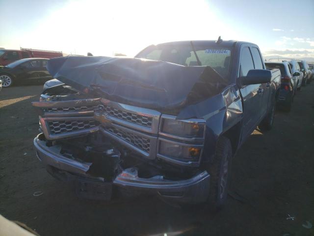 1GCVKREHXFZ402891 - 2015 CHEVROLET SILVERADO K1500 LT BLUE photo 1