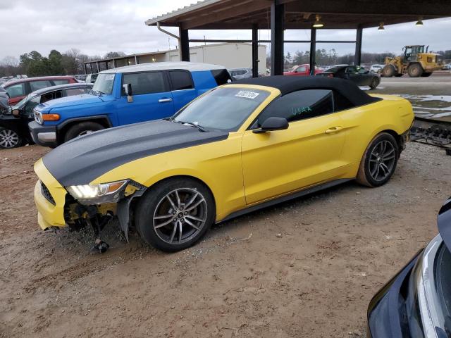 1FATP8UH3H5267354 - 2017 FORD MUSTANG YELLOW photo 1