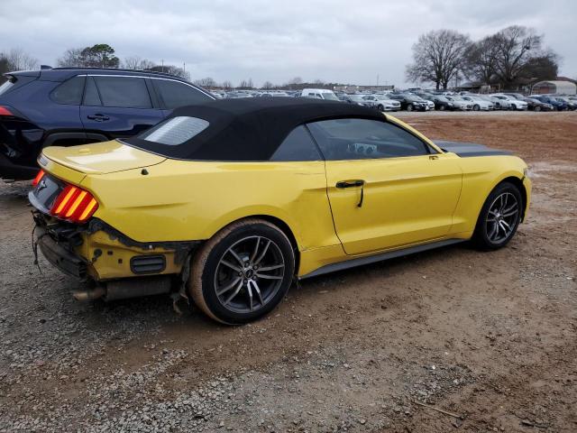 1FATP8UH3H5267354 - 2017 FORD MUSTANG YELLOW photo 3