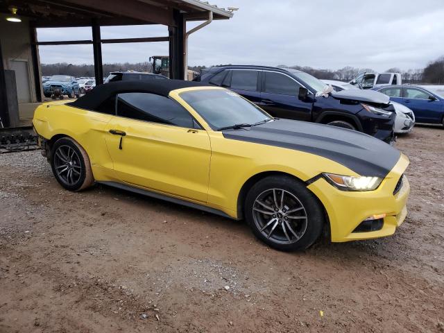 1FATP8UH3H5267354 - 2017 FORD MUSTANG YELLOW photo 4