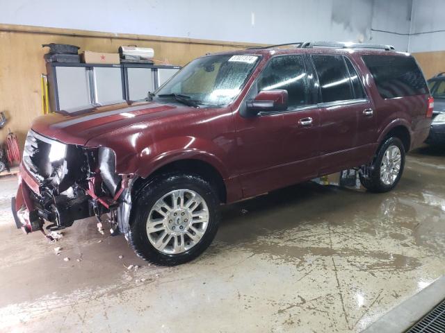 1FMJK2A54CEF44959 - 2012 FORD EXPEDITION EL LIMITED BURGUNDY photo 1