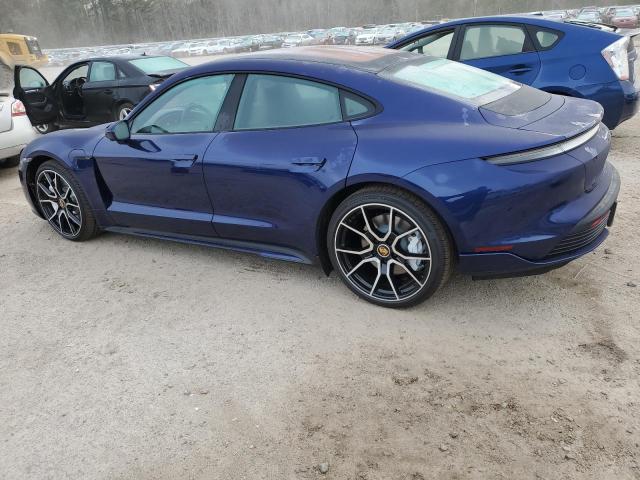 WP0AB2Y10RSA35651 - 2024 PORSCHE TAYCAN 4S BLUE photo 2