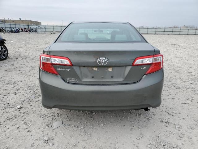 4T4BF1FKXER393657 - 2014 TOYOTA CAMRY L GRAY photo 6