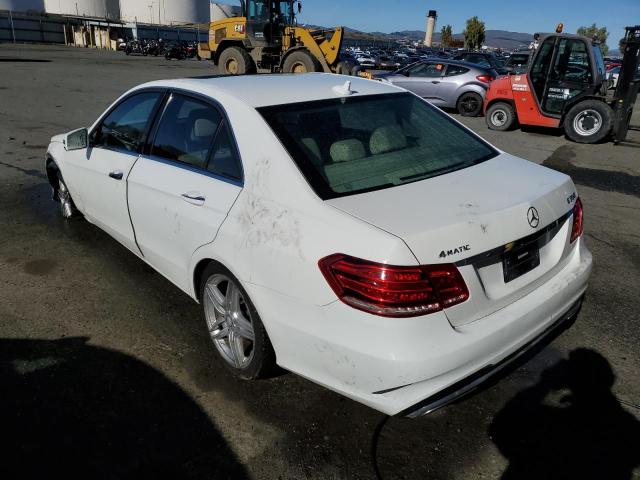 WDDHF8JB6EA803385 - 2014 MERCEDES-BENZ E 350 4MATIC WHITE photo 2