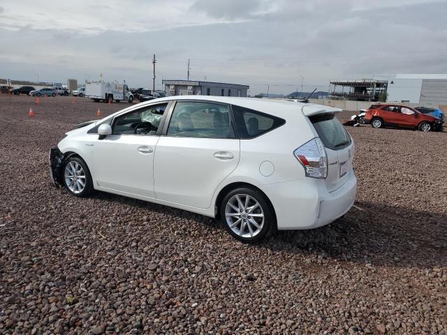 JTDZN3EU5C3074572 - 2012 TOYOTA PRIUS V WHITE photo 2