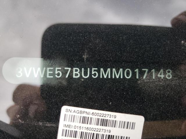 3VWE57BU5MM017148 - 2021 VOLKSWAGEN JETTA SEL SILVER photo 12