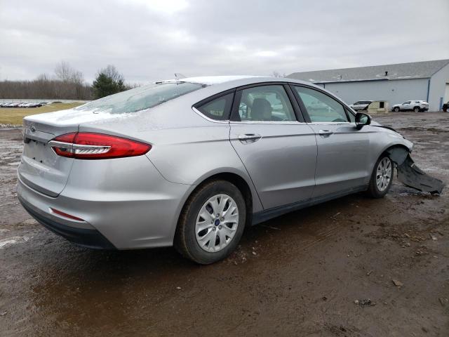 3FA6P0G77LR163764 - 2020 FORD FUSION S SILVER photo 3