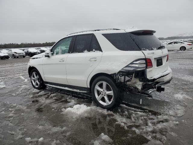 4JGDA5HB0GA811556 - 2016 MERCEDES-BENZ GLE 350 4MATIC WHITE photo 2