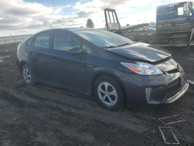 JTDKN3DU3F1999158 - 2015 TOYOTA PRIUS GRAY photo 4