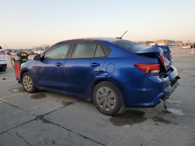 3KPA24AB9KE207020 - 2019 KIA RIO S BLUE photo 2