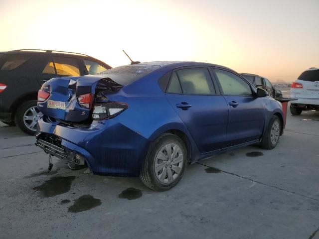 3KPA24AB9KE207020 - 2019 KIA RIO S BLUE photo 3