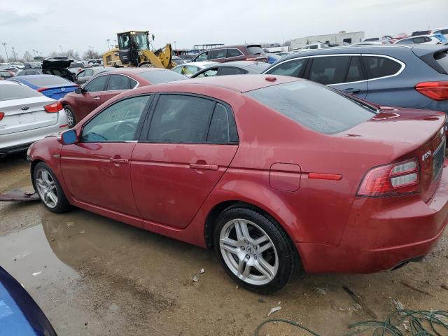 19UUA66218A032490 - 2008 ACURA TL RED photo 2