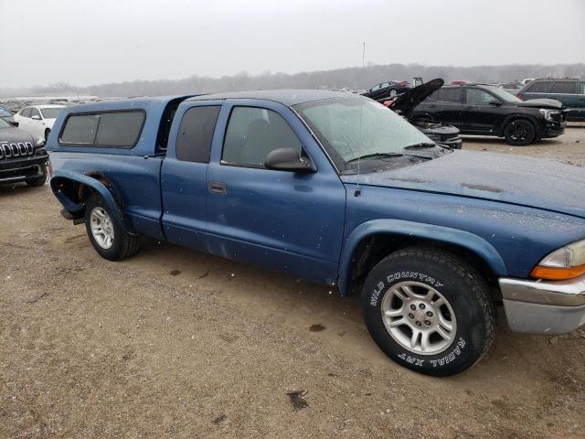 1D7GL42K44S713172 - 2004 DODGE DAKOTA SLT BLUE photo 4