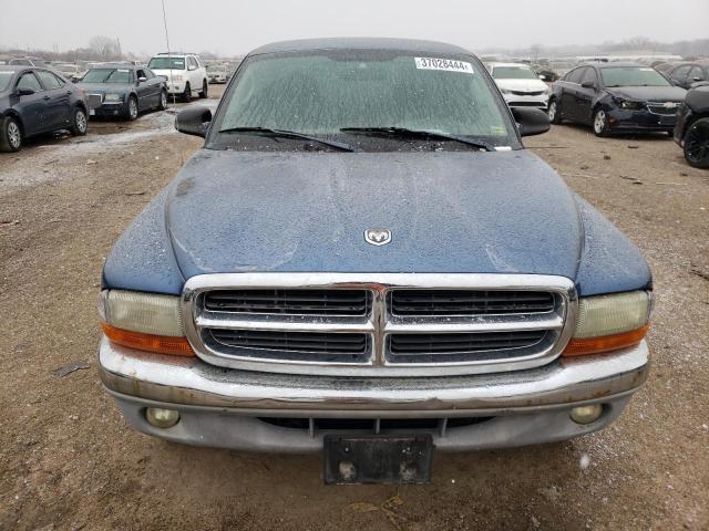 1D7GL42K44S713172 - 2004 DODGE DAKOTA SLT BLUE photo 5