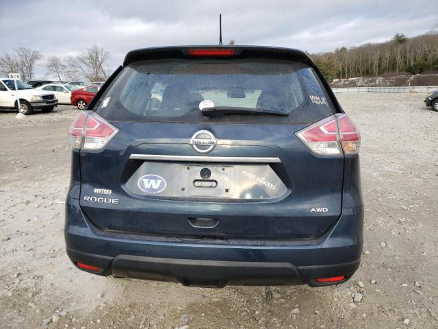 JN8AT2MV6GW152230 - 2016 NISSAN ROGUE S BLUE photo 6