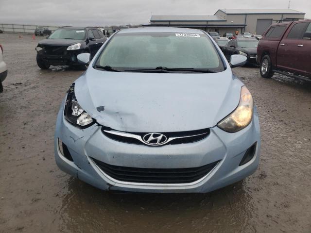 KMHDH4AE0CU428431 - 2012 HYUNDAI ELANTRA GLS BLUE photo 5