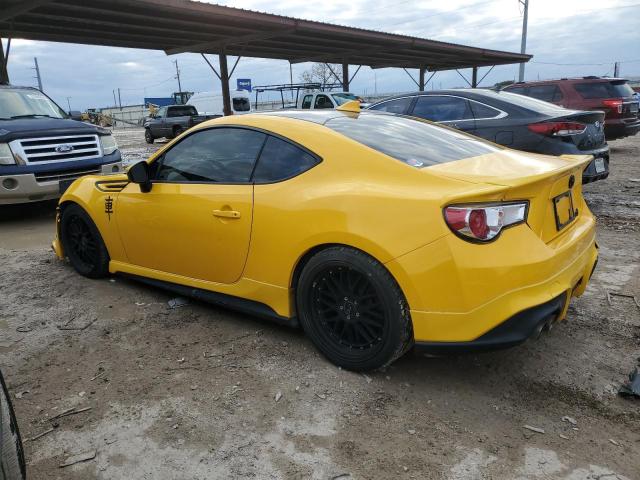 JF1ZNAA15F8706824 - 2015 TOYOTA SCION FR-S YELLOW photo 2