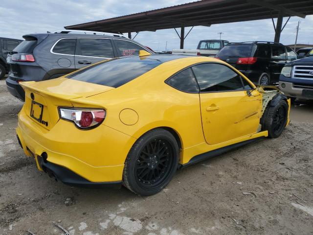 JF1ZNAA15F8706824 - 2015 TOYOTA SCION FR-S YELLOW photo 3