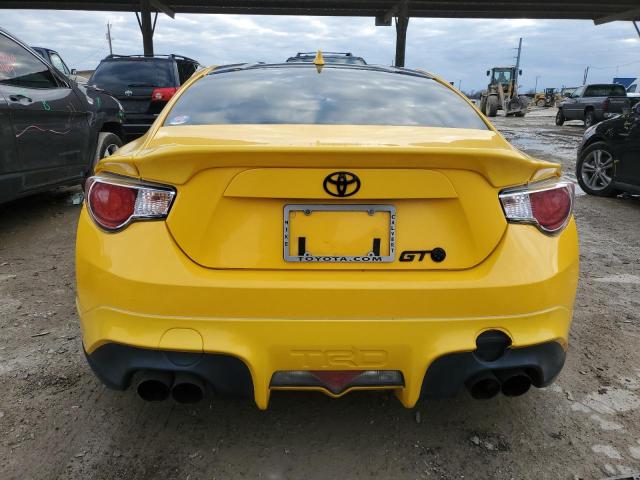 JF1ZNAA15F8706824 - 2015 TOYOTA SCION FR-S YELLOW photo 6