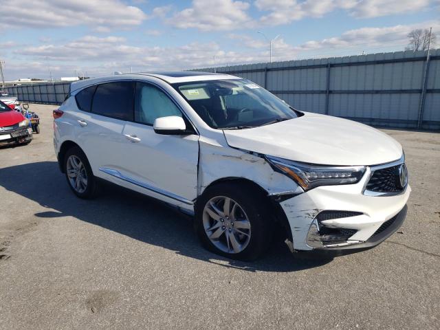 5J8TC1H71ML015320 - 2021 ACURA RDX ADVANCE WHITE photo 4