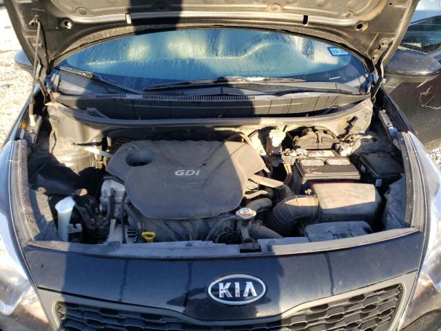 KNADM4A36D6317884 - 2013 KIA RIO LX BLACK photo 11