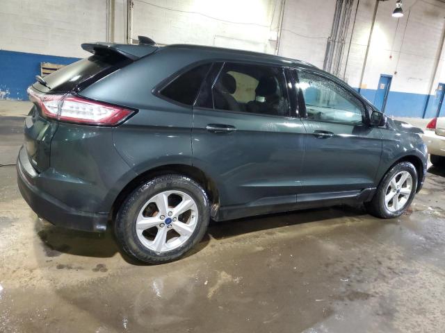 2FMTK4G99FBB59976 - 2015 FORD EDGE SE GREEN photo 3