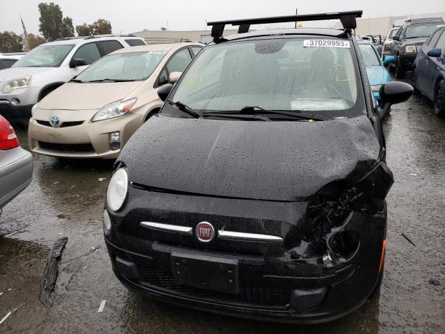 3C3CFFAR9FT594342 - 2015 FIAT 500 POP BLACK photo 5