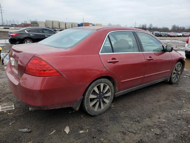 1HGCM66497A088261 - 2007 HONDA ACCORD SE MAROON photo 3