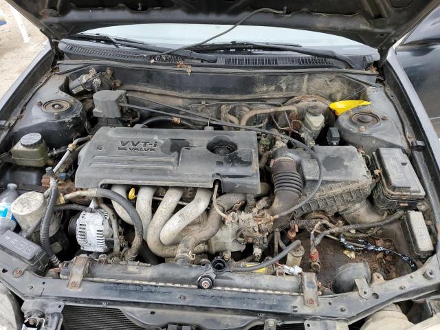 1Y1SK52872Z402191 - 2002 CHEVROLET GEO PRIZM BASE BLACK photo 11