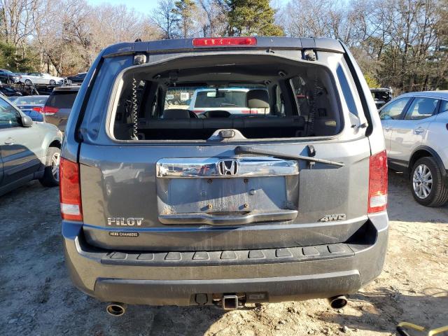 5FNYF4H79BB009441 - 2011 HONDA PILOT EXLN SILVER photo 6