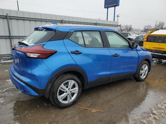 3N1CP5BV4NL476439 - 2022 NISSAN KICKS S BLUE photo 3