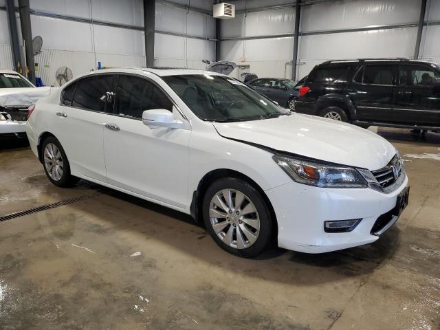 1HGCR3F86DA004993 - 2013 HONDA ACCORD EXL WHITE photo 4