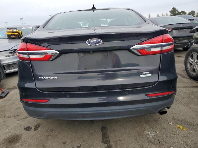 3FA6P0HD0KR203928 - 2019 FORD FUSION SE BLACK photo 6