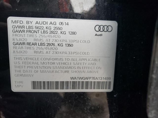 WA1WGAFP7EA131499 - 2014 AUDI Q5 PRESTIGE BLACK photo 13