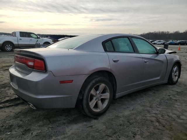 2C3CDXBG3EH284641 - 2014 DODGE CHARGER SE SILVER photo 3