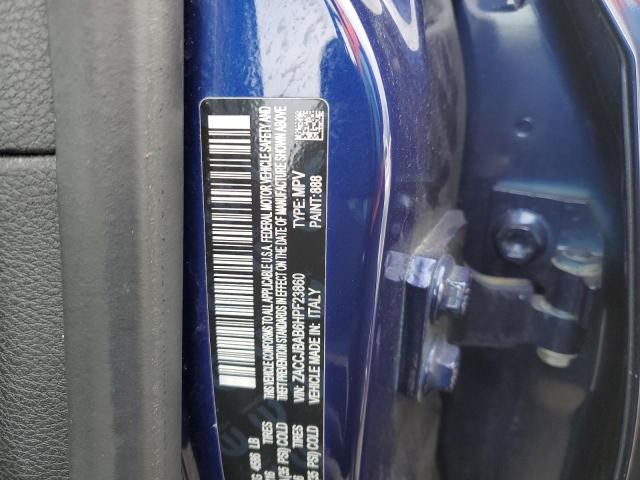 ZACCJBAB6HPF23860 - 2017 JEEP RENEGADE SPORT Կապույտ լուսանկար 13