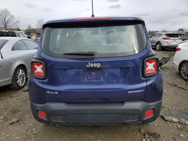 ZACCJBAB6HPF23860 - 2017 JEEP RENEGADE SPORT Կապույտ լուսանկար 6