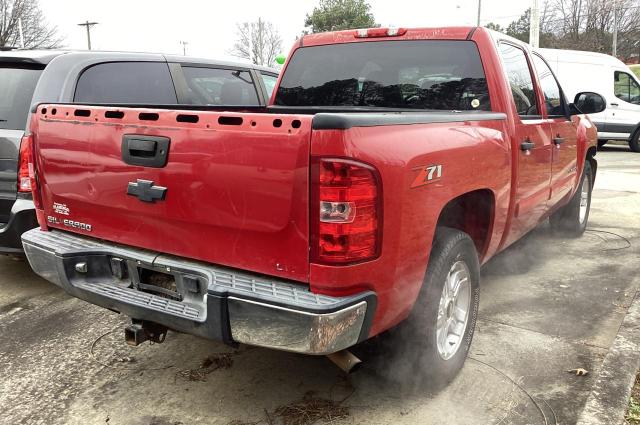 2GCEC13J471568080 - 2007 CHEVROLET SILVERADO C1500 CREW CAB RED photo 4