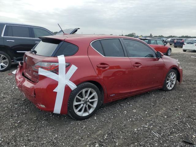 JTHKD5BH7B2037646 - 2011 LEXUS CT 200 RED photo 3