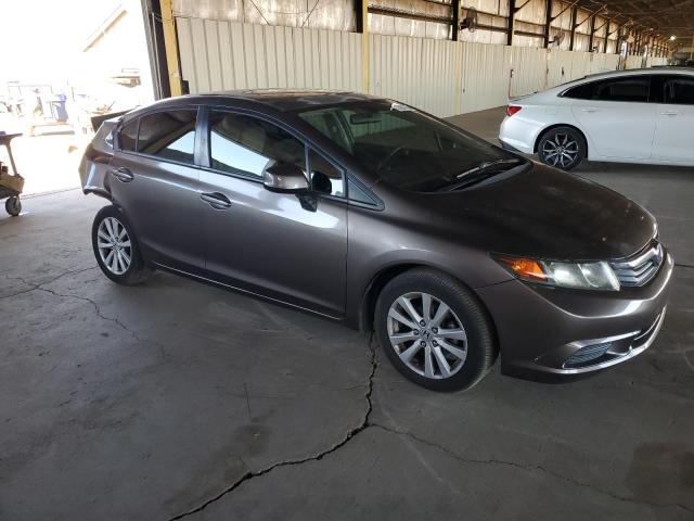 2HGFB2F86CH607129 - 2012 HONDA CIVIC EX GRAY photo 4