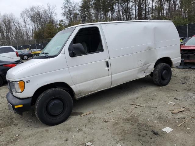 1FTNE24L72HA29488 - 2002 FORD ECONOLINE E250 VAN WHITE photo 1