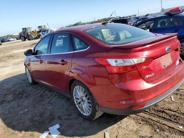 1FADP3J25EL230482 - 2014 FORD FOCUS TITANIUM BURGUNDY photo 2