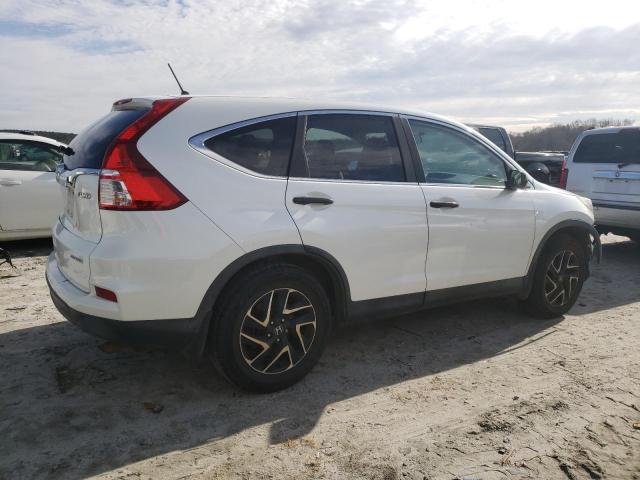 5J6RM4H41GL026782 - 2016 HONDA CR-V SE WHITE photo 3