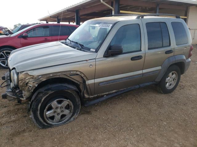 1J4GL48K76W137164 - 2006 JEEP LIBERTY SPORT TAN photo 1