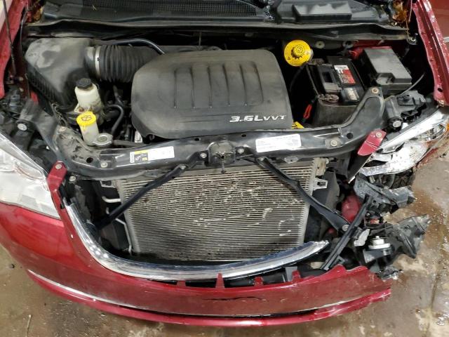 2C4RC1CG3GR175081 - 2016 CHRYSLER TOWN & COU TOURING L BURGUNDY photo 12